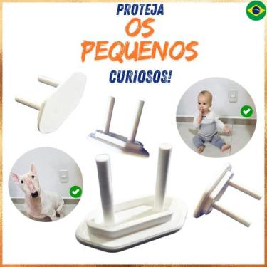 Imagem de Kit 16un Protetor de Tomadas segurança para Bebês e animais. - Fast.Pr