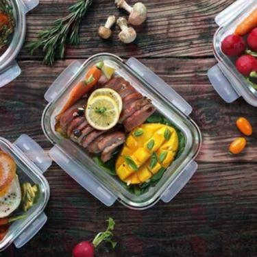 Imagem de 9 Pote Hermético de Vidro 1040ML AirFryer Forno Marmita - Pra casa