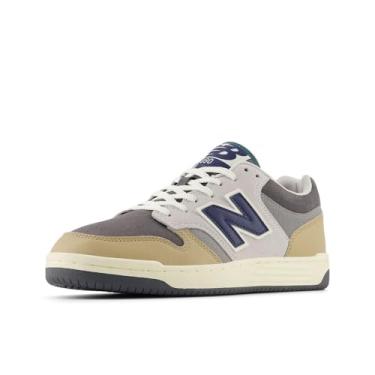Imagem de New Balance Tênis de corrida masculino 480v6, Castlerock/marrom, 39.5