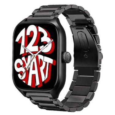 Imagem de Pulseira de Aço Inoxidável Compativel com Amazfit GTS4 A2168 GTS 4 Min