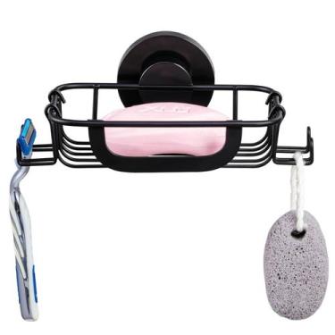 Imagem de Saboneteira em barra, suporte de sabonete, ventosa, aço inoxidável - S