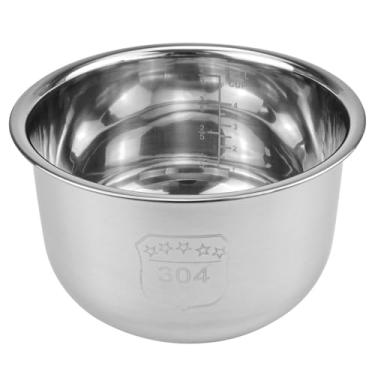 Imagem de Substituição interna de panela de arroz doméstica 2L, forro de panela de arroz de aço inoxidável, acessórios de fogão elétrico para loja de cozinha doméstica