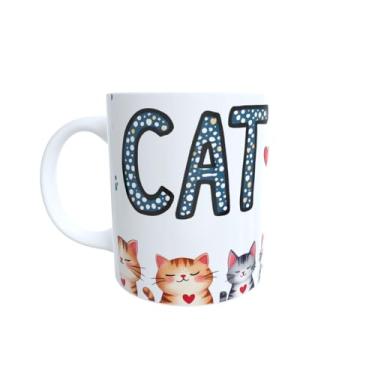Imagem de Caneca Personalizada Mãe de Gato – Criativa, Divertida e Ótima para Presentear (Moderno 02)