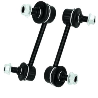 Imagem de STICHLER Barra estabilizadora traseira esquerda direita 2 peças para Toyota RAV4 K80297 K80298 2001-2005 preto