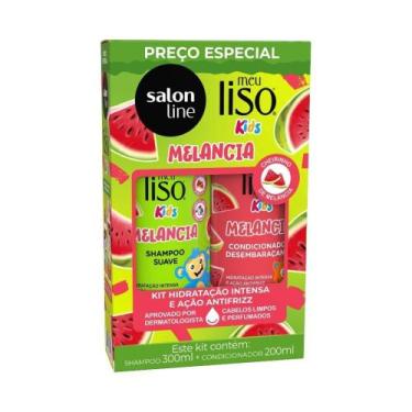 Imagem de Kit Shampoo e Condicionador Salon Line Melancia Meu Liso Kids