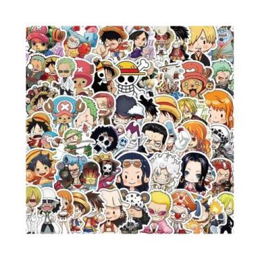 Imagem de Adesivos De Anime One Piece Fofos 10 30 55pcs Impermeáveis Para Skateb