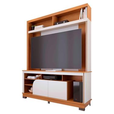 Imagem de Estante Home Tv 65 Pol 2 Portas 160 Cm Belaya Freijo Off White Matte Colibri