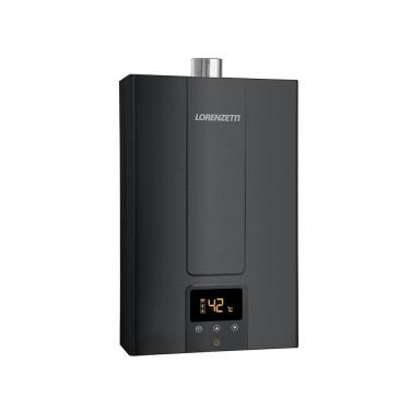 Imagem de Aquecedor De água A Gás Lz 1600de-bk Digital Lorenzetti Gn (gás Natural)