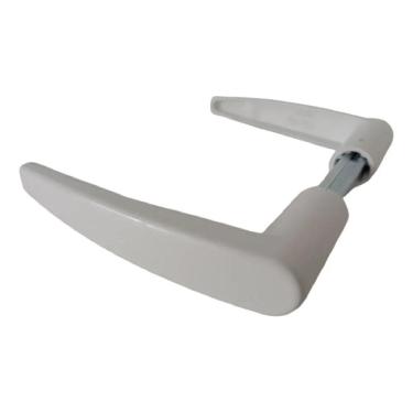 Imagem de Maçaneta Branca Para Porta Tamanho Universal Stam Modelo 33