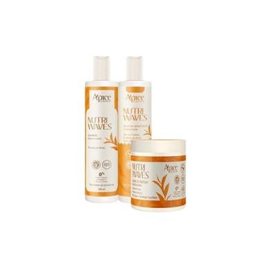 Imagem de KIT APICE NUTRI WAVES SHAMPOO GELATINA E CREME DE PENTEAR