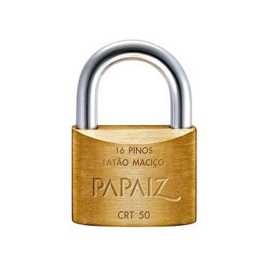 Imagem de Cadeado Chave Tetra 50mm Em Aço Inox, Zamac, Latão E Aço Carbono - Papaiz