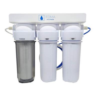 Imagem de Filtro Deionizador 3 Estágios Resina MB400 - Fdma Filtros, 110V/220V (