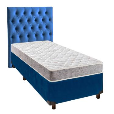 Imagem de Kit Cama Box + Cabeceira + Colchão Solteiro D23 - D23 - Inducol