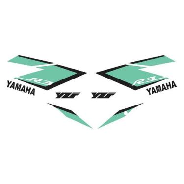 Imagem de Adesivo Protetor Tank Pad Yamaha YZF R3 2016 a 2022 - Cromo Sign