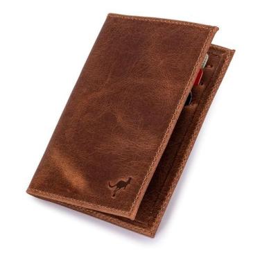 Imagem de Porta Documentos Slim Crlv/rg/cartões/cédulas Couro Legítimo - LEARSI,