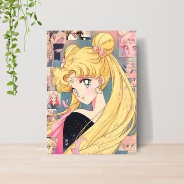 Imagem de Quadro Sailor Moon Anime A4  Placa MDF 008 - Lomi Art