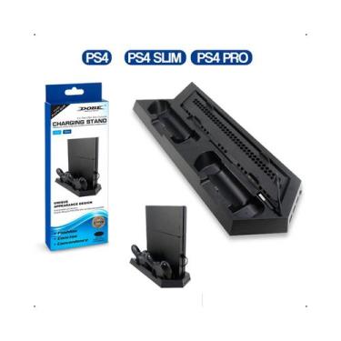 Imagem de Estação de carregamento vertical para console PlayStation 4 PS4 - Ligh