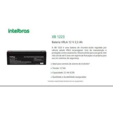Imagem de Bat Eria12v 2,3a Xb 1223 Intelbras Original