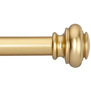 Imagem de Varão de cortina SIMEWIN Heavy Duty 70-120 cm dourado para janela