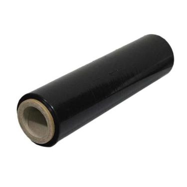 Imagem de Rolo 3,5kg Bobina De Filme Stretch transparente Preto 500x25 Metros Em