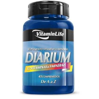 Imagem de Diarium Suplemento Vitamínico-Mineral 45 caps VitaminLife