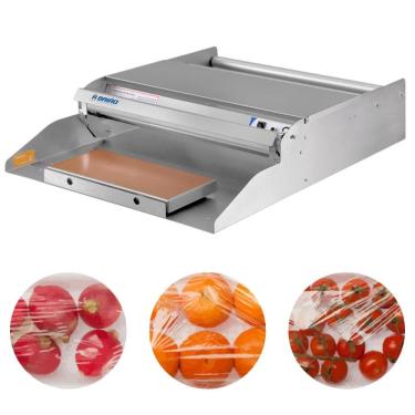 Imagem de Embaladora de Filme PVC 40cm Inox Aplicador Para Alimentos Embalafil Standard R. Baião