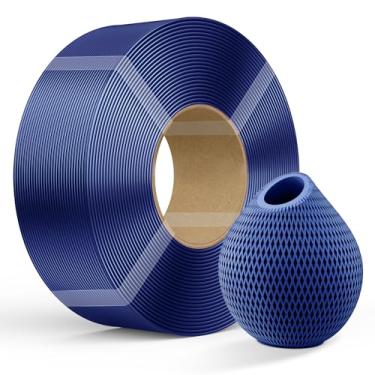 Imagem de Creality Refil de filamento PETG Filamento de impressora 3D, 1 kg 1,75 mm (1,0 kg) Refilamento para carretel reutilizável de laboratório bambu, precisão dimensional ± 0,03 mm, PETG azul transparente