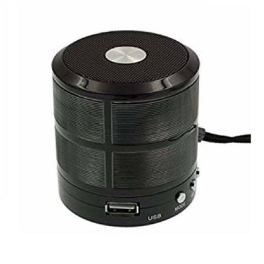 Imagem de Mini Caixa De Som Portátil Speaker Ws-887 - Preto