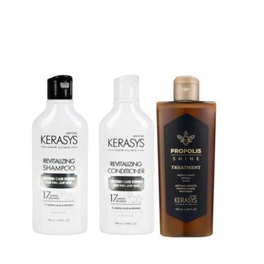 Imagem de Kerasys Kit (Duo Revitalizing + Tratamento Própolis Shine) 180ml