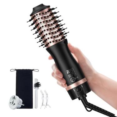 Imagem de Escova de secador de cabelo slopehill Mini Dual Voltage 1000W Ionic