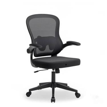 Imagem de Cadeira De Escritório Executiva Base Preta Com Rodinha Fortt Linea Preta - Csf20-pt