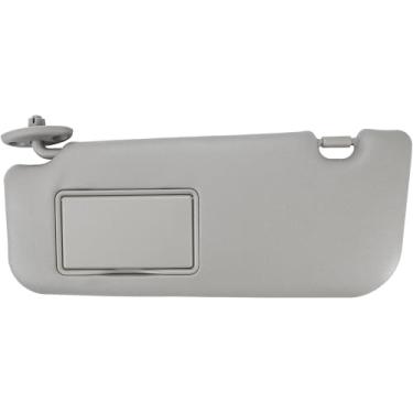 Imagem de Viseiras dianteiras esquerda e direita para Toyota Vios Yaris Yaris L 2014-2022 – Substituição de viseira de sol cinza esquerda