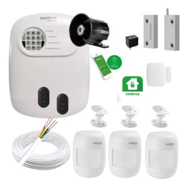 Imagem de Kit Alarme Intelbras App Sensor De Presença  Com Magnético