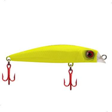 Imagem de Isca Artificial Rei do Rio 80 Sem Barbela Lipless Minnow Flutuante Mei