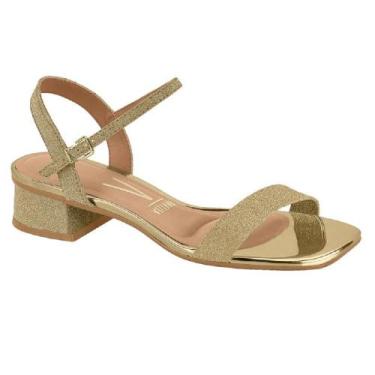 Imagem de Sandalia vizzano casual ref 6454.111.26565 feminino, 38, Dourado