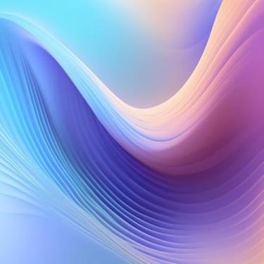 Imagem de Quadro Decorativo Holográfico Gradient Neon Estampa Pastel Arte Moderna Decoração 30x30cm