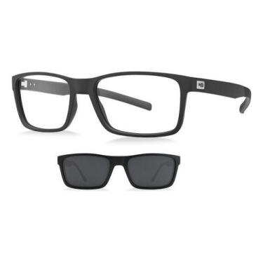 Imagem de Armação Óculos de Grau + Clip on HB Switch 0426 0243 60