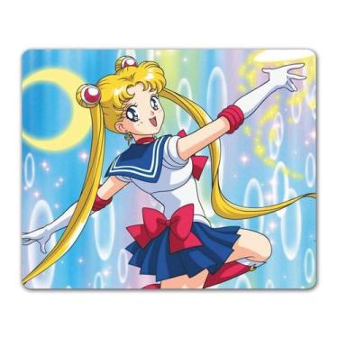 Imagem de Tapete de mouse Sailor Moon Design 21 cm x 17 cm x 3 mm - Lightbek Off