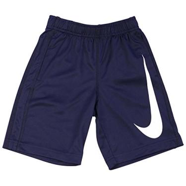 Imagem de Nike Little Boys' Big Swoosh Performance Shorts (7, Navy)