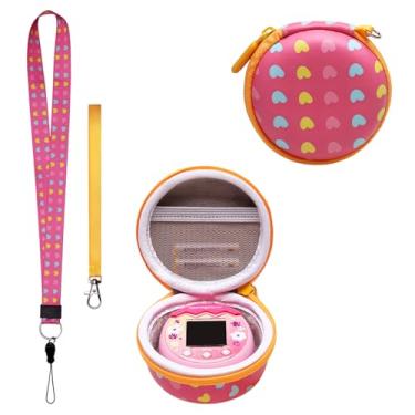 Imagem de LTGEM Capa compatível com Tamagotchi Pix/Tamagotchi Original/Tamagotchi Nano x/Tamagotchi Hello Kitty/Tamagotchi Uni, capa protetora de armazenamento para animais de estimação eletrônicos com alça