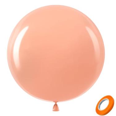 Imagem de 36 inch Maca Orange Balloon Set (8 pieces)