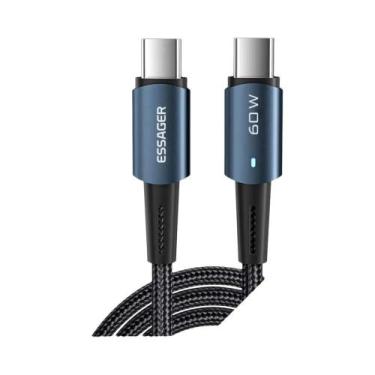 Imagem de Cabo Tipo C Para C De Carregamento Rápido 60W Para Xiaomi Samsung Huaw