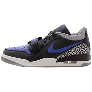 Imagem de Nike Tênis de basquete masculino, Preto, cinza, azul, 42