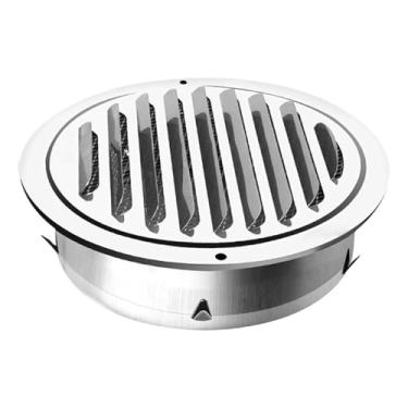 Imagem de Generic Grelha de ventilação com saída de ar redonda, proteção total, para instalação doméstica, dutos de exaustão e extração de calor em unidades de ar, Style G