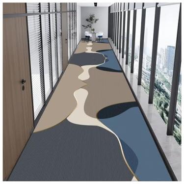 Imagem de SPXMQSS Tapetes de passadeira extralongos para corredor, lavável, antiderrapante, tapete de cozinha para entrada, quarto, sala de estar, corredor, G, 100 x 700 cm