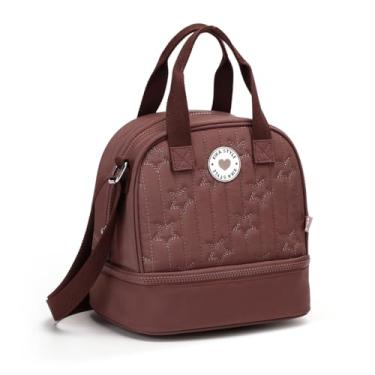 Imagem de Lancheira Térmica Kika Trabalho Menina Adulta Escolar Costa (Marrom)