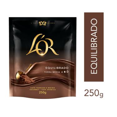 Imagem de Café Torrado e Moído Equilibrado 100% Arábica L'or Torras Gourmet Sachê 250g