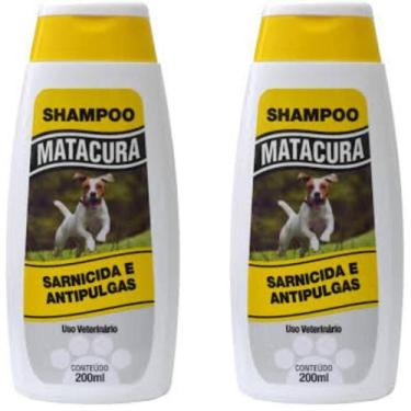 Imagem de Sarnicida Para Cachorros, Shampoo Matacura Kit C/2 - AIC LABORATÓRIO