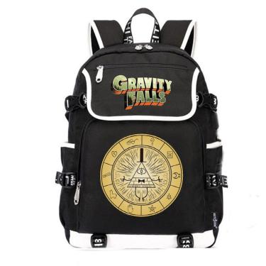 Imagem de Mochila escolar de anime Gravitys Falls para meninos e meninas adolescentes