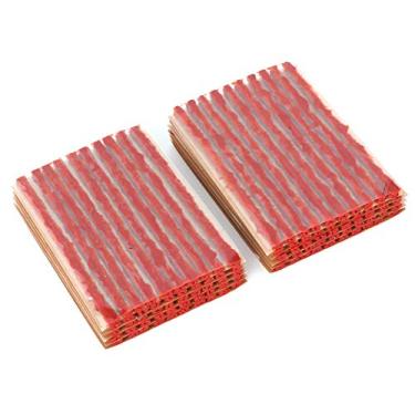 Imagem de Generic Tira de Reparo de Pneu Sem Câmara de Ar, Conveniente, 100 Peças, para Recuperação Rápida de Punção, Carro, Motocicleta (Marrom)